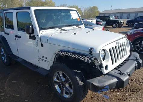 2016 Jeep Wrangler Unlimited Sport из США, поврежденный, VIN 1C4BJWDG5GL347865